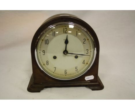 Vintage Bakelite cased "Enfield" Mantle Clock, Art Deco style approx 22 x 20 x 12cm