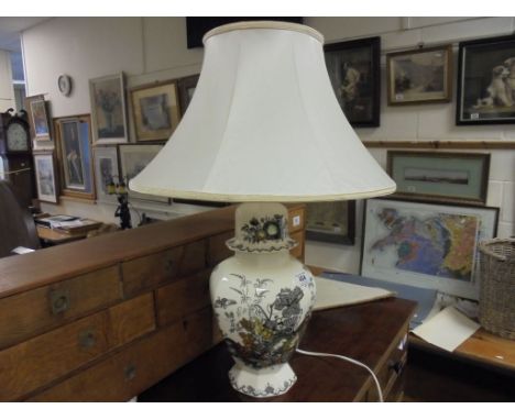 Large Mason's ' Fruit Basket ' Table Lamp with Shade, 65cms with Shade