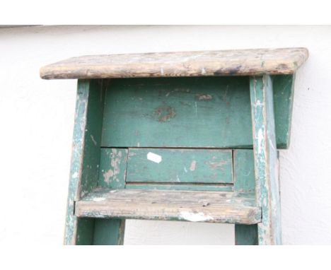 Vintage Wooden Decorator's Step Ladders
