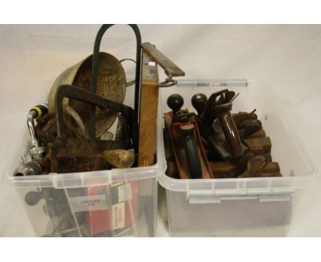 Collection of Woodworking Planes including Rapier 500 and Anant A4 plus a Box of Mixed Tools