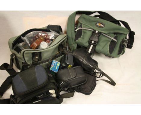Collection of Cameras, Equipment and Accessories including a Cased Pentax SF7, Pentax ESPIO 115, Canon DVD Recorder, etc