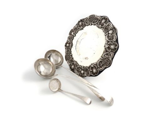 A George III Scottish silver Celtic-point pattern soup ladle, by Robert Gray, Edinburgh 1799, circular bowl, the terminal wit