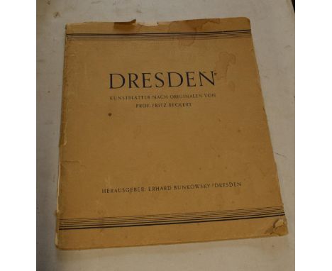 Prof. Fritz Beckert Die Türme Von Dresden. 10 prints of Dresden. Approx 48 x 41cm 