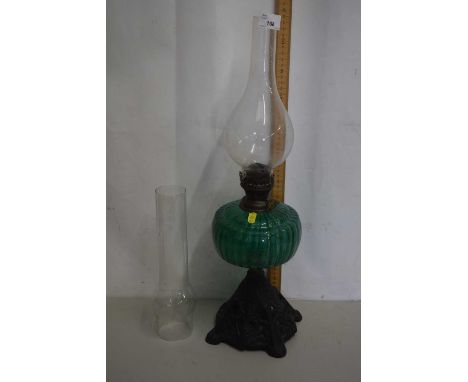 Cast based oil lamp