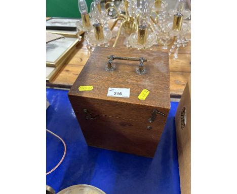Arnold &amp; Sons, London, vintage wooden cased electric shock machine