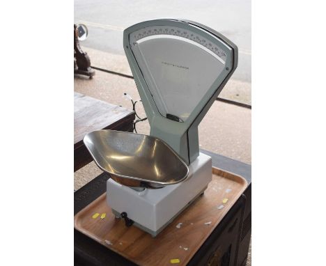 Vintage shop scales marked E Pilgrim