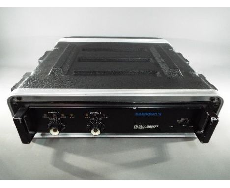 Harrison - A Harrison Xi600 Mos-Fet high performance professional power amplifier in hard case.
