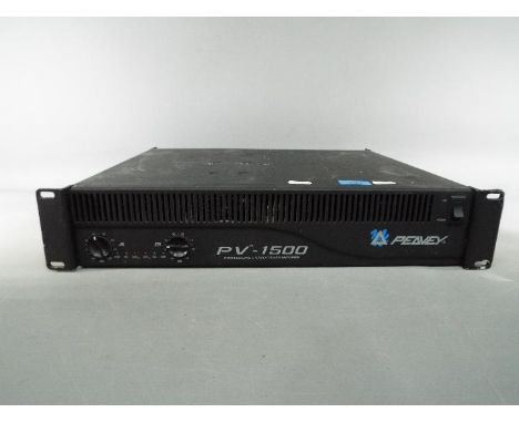 Peavey - A Peavey PV1500 professional stereo power amplifier.
