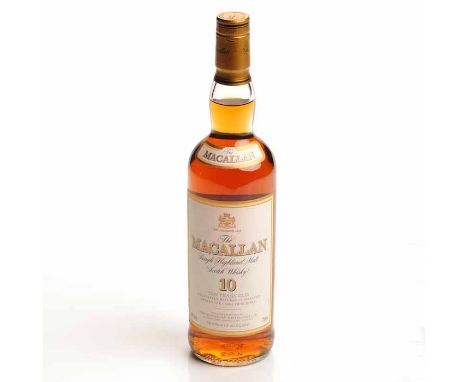 MACALLAN 10 YEARS OLD
Highland Single Malt Scotch Whisky. Exclusively matured in selected sherry oak casks from Jerez. Distil