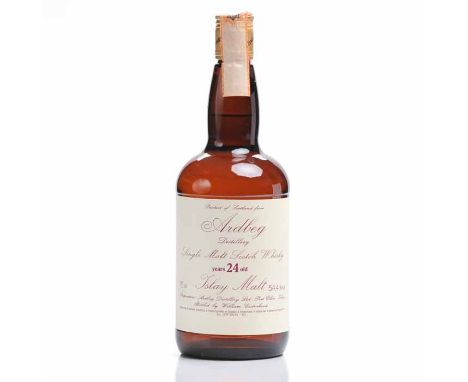 ARDBEG 24 YEARS OLD
Islay Single Malt Scotch Whisky. Proprietors: Ardbeg Distillery Ltd., Port Ellen, Islay. Bottled by Willi