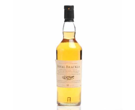 ROYAL BRACKLA FLORA & FAUNA AGED 10 YEARS
Highland Single Malt Scotch Whisky. 70cl, 43% volume.  CONDITION REPORT: Seal: very