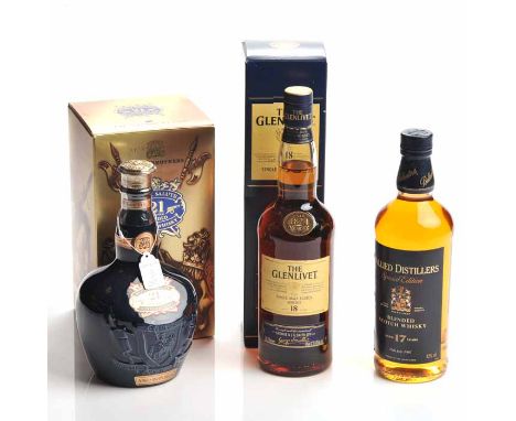 GLENLIVET AGED 18 YEARS
Single Malt Scotch Whisky. 70cl, 43% volume, in carton.
ALLIED DISTILLERS SPECIAL EDITION AGED 17 YEA