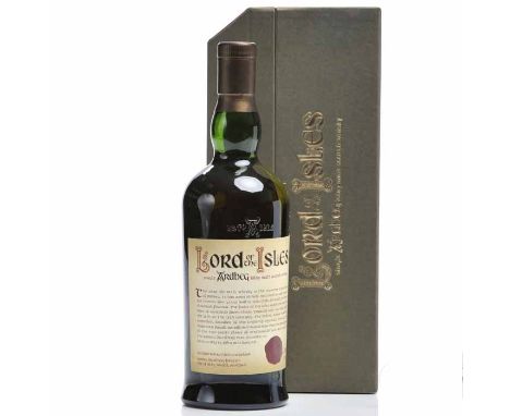 ARDBEG LORD OF THE ISLES AGED 25 YEARS
Islay Single Malt Scotch Whisky. NCF. 70cl, 46% volume, in presentation box with scrol
