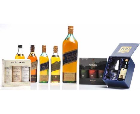JOHNNIE WALKER BLUE LABEL
Blended Scotch Whisky. Distilled, blended and bottled in Scotland by John Walker & Sons, Kilmarnock