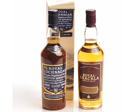 ROYAL LOCHNAGAR AGED 12 YEARS
Highland Single Malt Scotch Whisky. Produced in Scotland by Royal Lochnagar Distillery. 70cl, 4