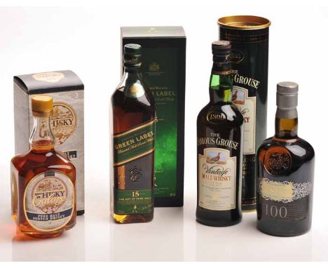 CHIVAS BROTHERS 'THE CENTURY OF MALTS'
Blended Malt Scotch Whisky. A blend of 100 single malts. 70cl, 40% volume. 
FAMOUS GRO