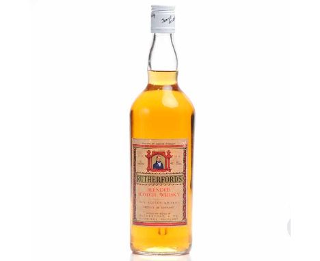 RUTHERFORD'S - 1960s
Blended Scotch Whisky. Labelled for the French market. Full bottle size, no capacity stated, 70° proof. 