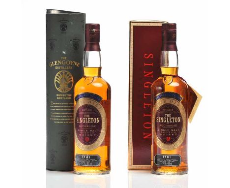 SINGLETON OF AUCHROISK 1981
Speyside Single Malt Scotch Whisky. Bottled by Ruchill & Ross Limited, Auchroisk Distillery, Mulb
