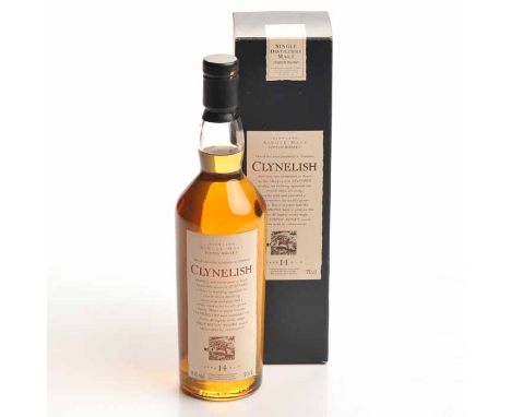 CLYNELISH FLORA & FAUNA 14 YEARS OLD
Highland Single Malt Scotch Whisky. 70cl, 43% volume, in carton. 