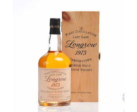 LONGROW 1973 'FIRST DISTILLATION LAST CASK'
Campbeltown Single Malt Scotch Whisky. Distilled and bottled by J & A Mitchell & 