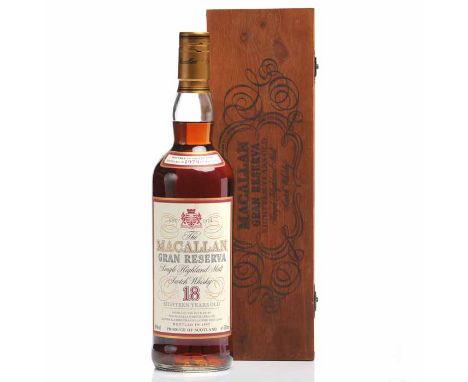 MACALLAN 1979 GRAN RESERVA AGED 18 YEARS
Highland Single Malt Scotch Whisky. Distilled and bottled by The Macallan Distillers