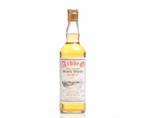 ARDBEG 1974 22 YEARS OLD
Islay Single Malt Scotch Whisky. Distilled 1974, bottled 1996. Labelled for Italian market. 70cl, 40