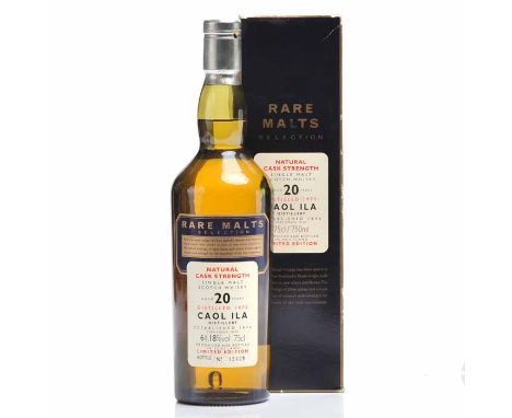 CAOL ILA 1975 RARE MALTS AGED 20 YEARS
Islay Single Malt Scotch Whisky. Limited edition, bottle No. 12429. 75cl, 61.18% volum