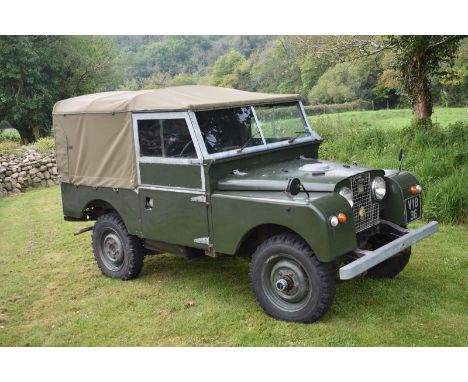 A 1955 Land Rover 86 inchRegistration number VYB 36Chassis number 17060217Engine number 17H07211CMOT exemptGreenFitted with a
