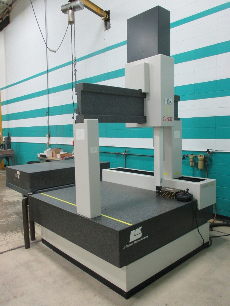 LK CMM, MODEL G80C 10.10.8 COORDINATE MEASURING MACHINE, 73" X 55