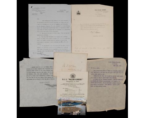 A collection of five letters from the Colonial Office and RSS William Scoresby to F E C Davies: in regard to his commission a