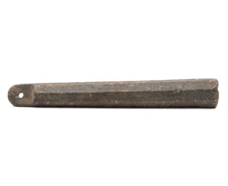 An Admiralty issue sounding lead:, of octagonal form stamped with War Department arrow and numbered '2272' 36cm long