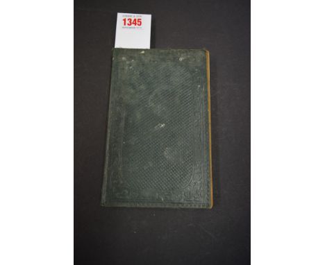 MANUSCRIPT DIARY: diary of William & Sophie Grant, 1860s period: daily entries typical of mid-Victorian life inc. bathing, wa