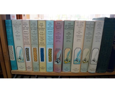 VIRGINIA WOOLF: The Diary of Virginia Woolf..introduced by Quentin Bell', London, Hogarth Press: 11 vols, 8vo, publishers clo