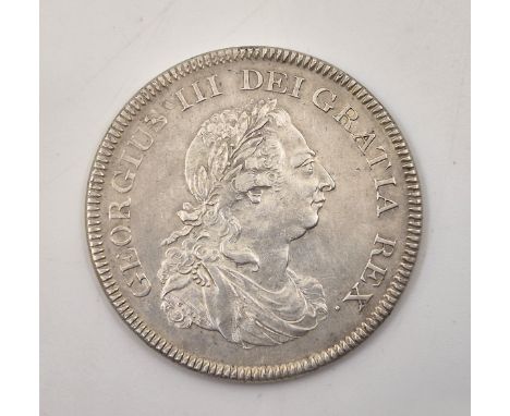 A George III Bank of England 1804 dollar (5 shillings), S 3768, obv. top leaf to centre E, rev. upright K. (GVF)