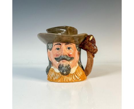Light brown hat and buckskin jacket. Royal Doulton backstamp. Artist: Robert TabbenorIssued: 1985 - 1989Dimensions: 5.5"HManu