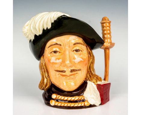 Black hat, white feather, brown tunic. Stoke-on-Trent Jubilee year backstamp. Royal Doulton backstamp. Issued: 1956-1991Dimen