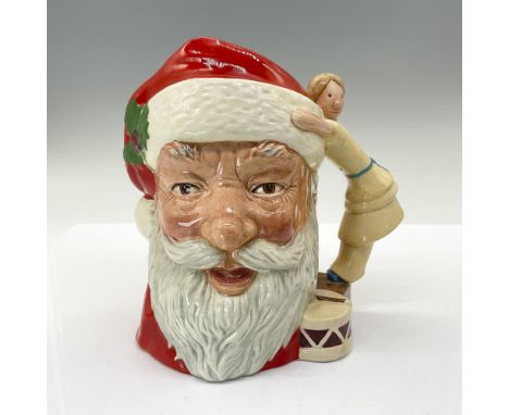 This Santa Claus jug, introduced in 1981, features red, white, and light brown coloration. As the first in a series to underg