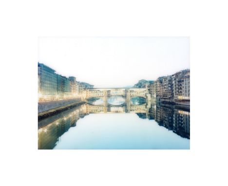 Jessica Fulford-Dobson (British, contemporary) Il Pontevecchio  Colour photograph hand print mounted on aluminium and face-m