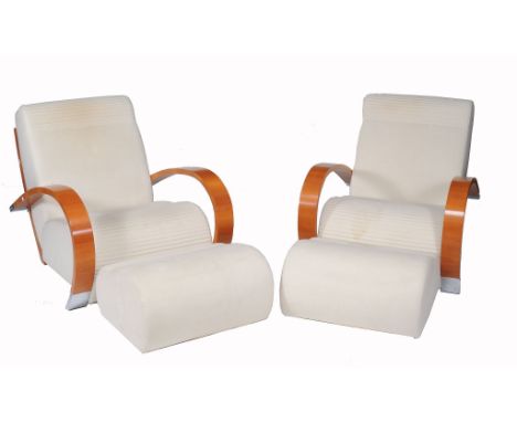 Jaime Tresserra Clapes (b. 1943), a walnut, cream velveteen and steel Casablanca three piece suite,   comprising: a sofa, 82