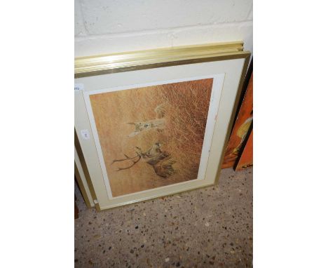 Keith Brockie, a group of four coloured prints, from the TV Series Portrait of the Wild