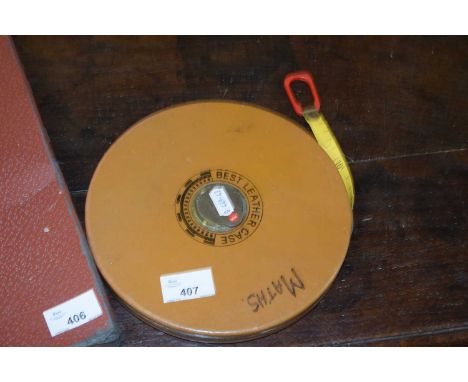 A large vintage Surveyors tape measure