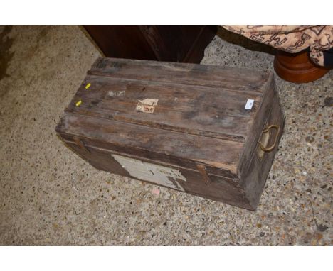 A vintage pine trunk
