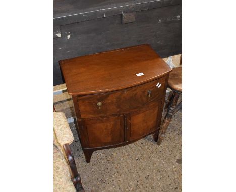 19th Century mahogany side cabinet, likely adapted from a commode