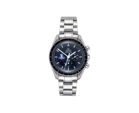 Omega, Speedmaster Apollo 8 series, ref. 3597.12.00, a limited edition stainless steel bracelet watch, circa 1998, manual win