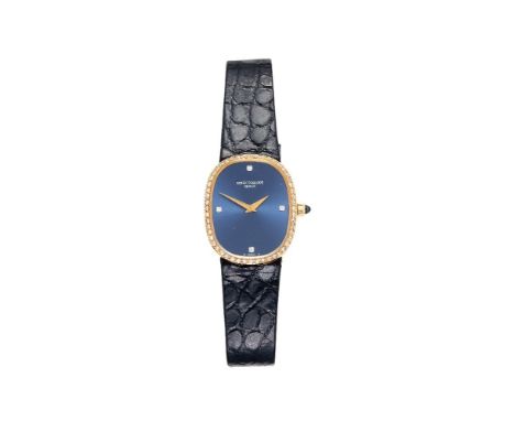 Patek Philippe, Elipse, ref. 4382, a lady's 18 carat gold and diamond wrist watch, no. 2769653, circa 1980, manual wind movem