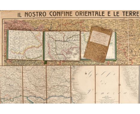 Italy. Postal history: Giuseppe Pezze after&nbsp;Giovanni Brenna &amp; C. Pinchetti, Carta Geografica e postale del Regno Lom