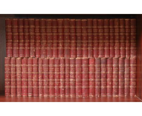 Bindings. Scott's Waverley Novels, volumes I-XLVI only (lacking XLVII-VIII),&nbsp;Edinburgh: Printed for Robert Cadell, Londo