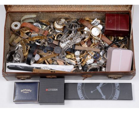 Miscellaneous vintage wrist and pocket watches, including Rotary, Sekonda, Citizen and others  