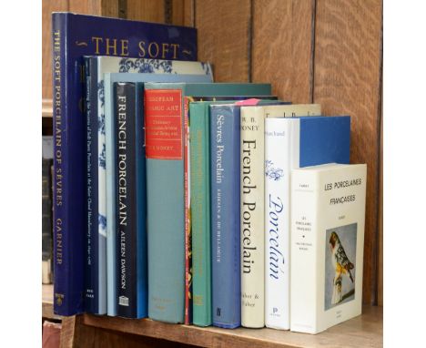 Books. Antique French and European ceramic reference, 20th c, comprising Dauterman (Carl Christian),&nbsp;Sèvres Porcelain: M