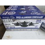 +VAT Basoo 7 piece aluminium cookware set